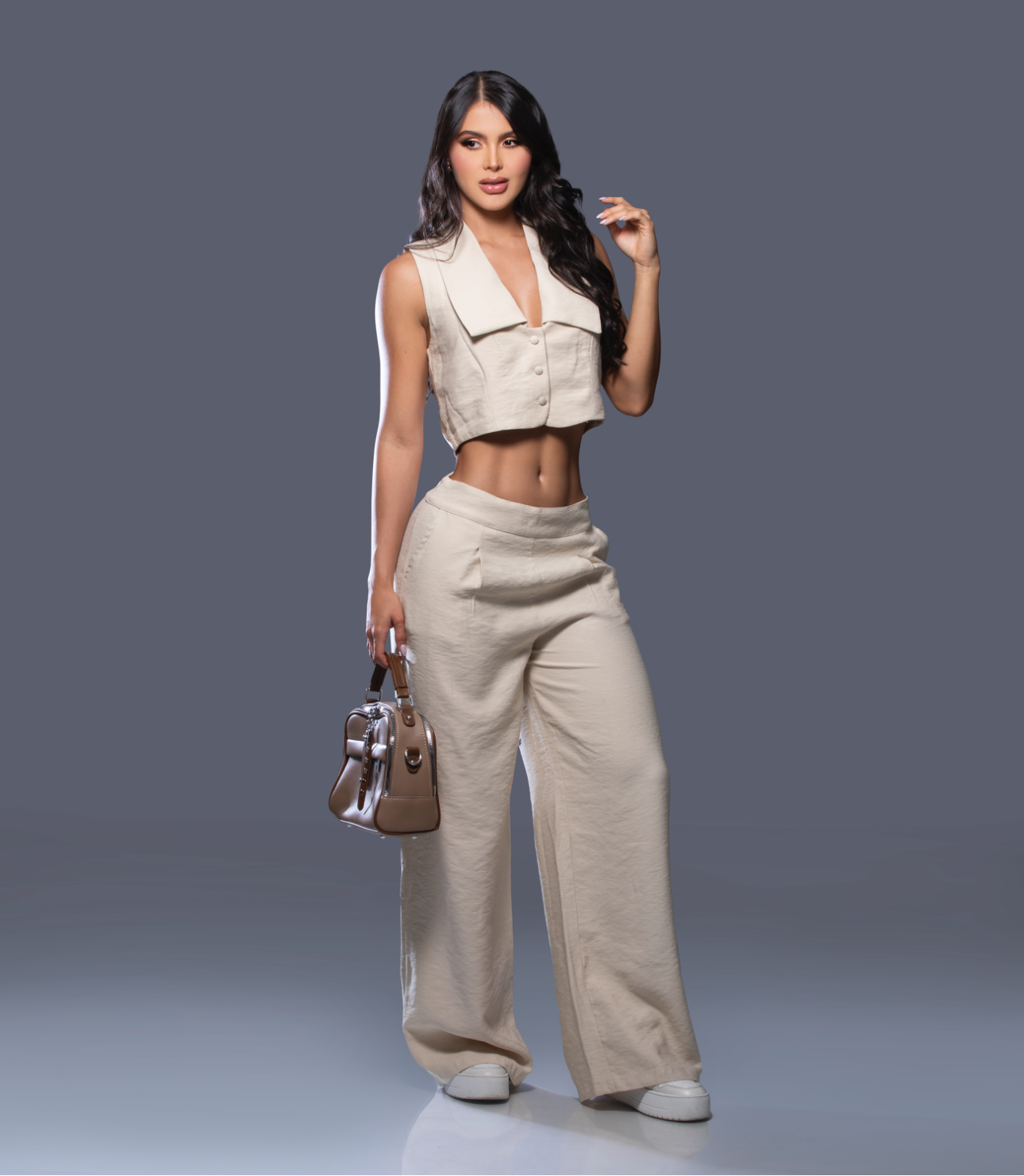 SET CHALECO CUELLO