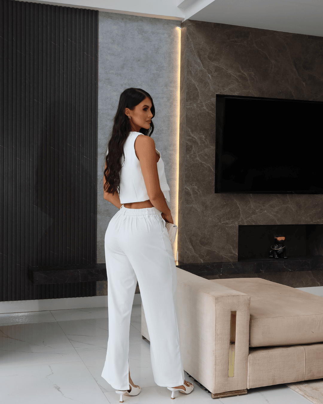 SET CHALECO Y PANTALÓN BOTA ABERTURA