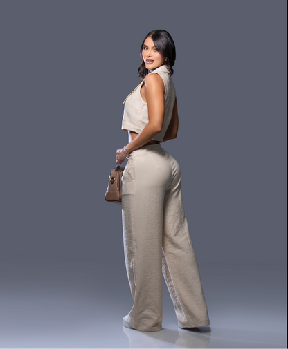 SET CHALECO CUELLO