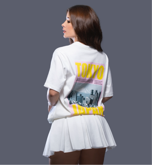 CAMISETA BLANCA ESTAMPADA