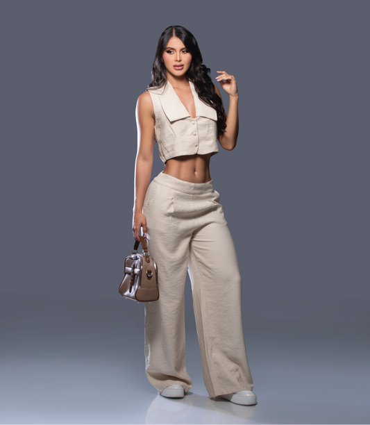 SET CHALECO CUELLO