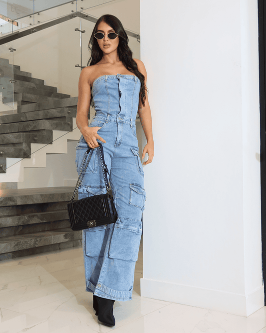 ENTERIZO JEAN CARGO