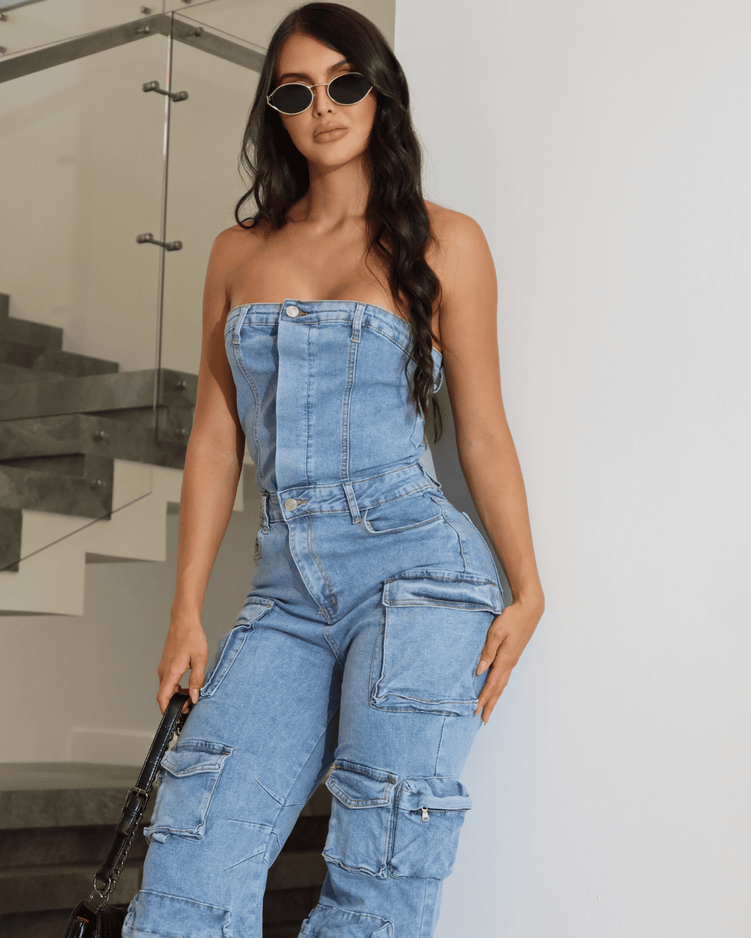 ENTERIZO JEAN CARGO