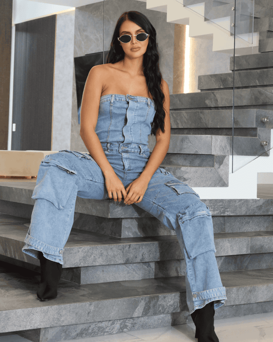 ENTERIZO JEAN CARGO