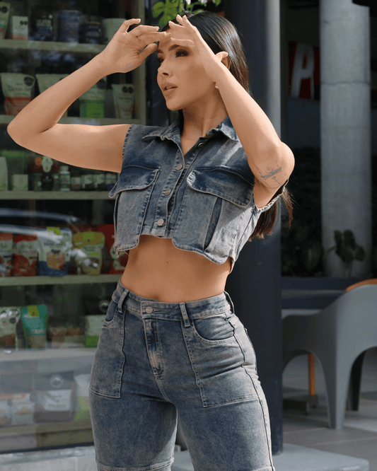 CHALECO DENIM