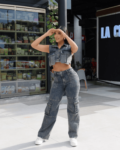 CHALECO DENIM